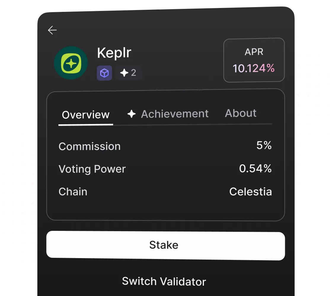 Stake & Earn Rewards