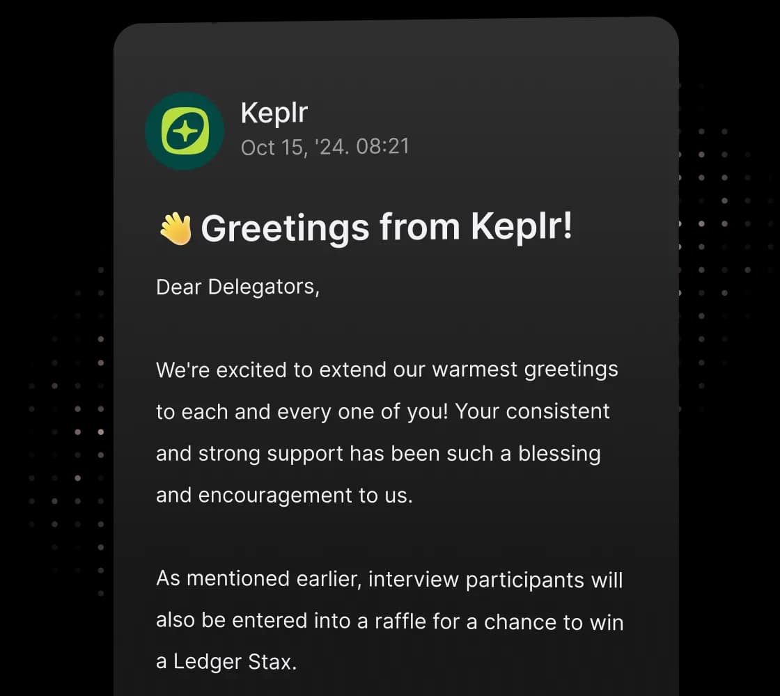 Get Direct Validator Updates